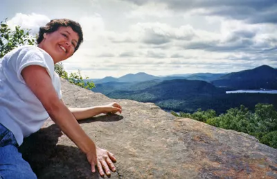Hilary Tann in the Adirondacks